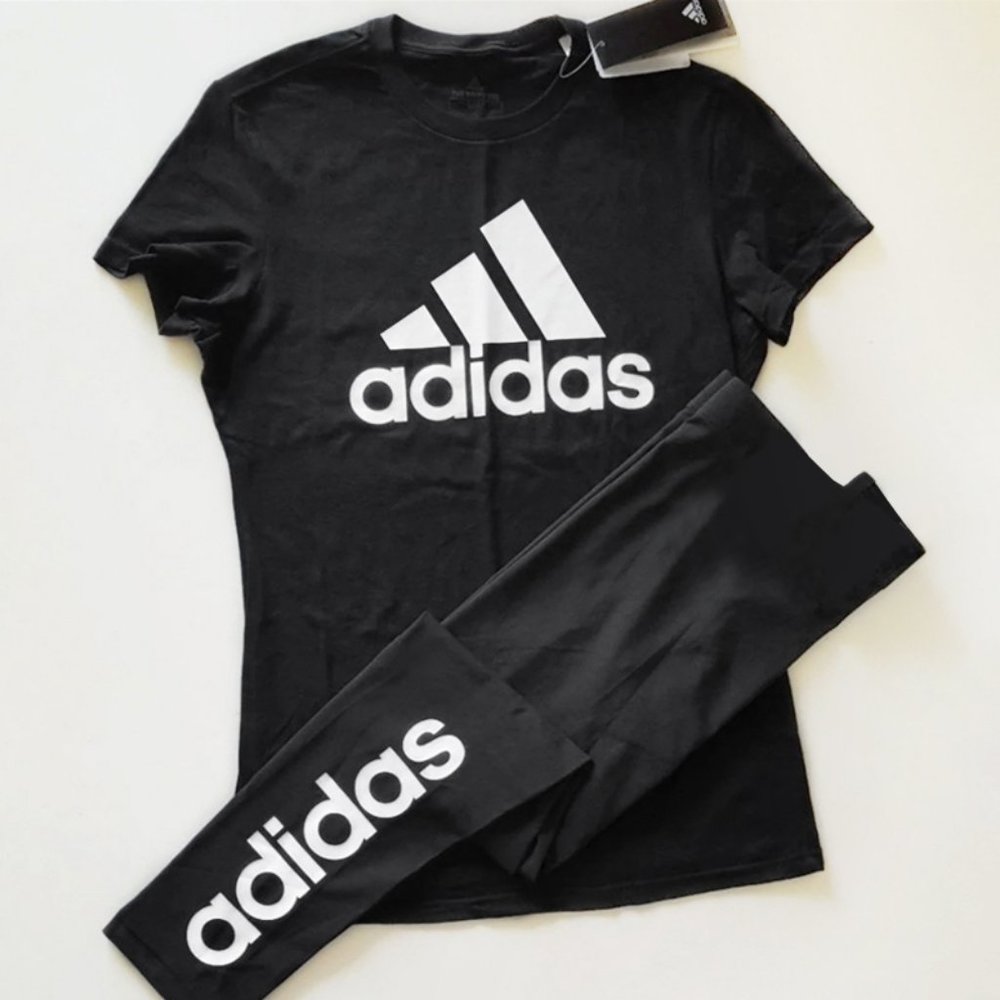 Adidas Womens T-Shirt & Leggings
